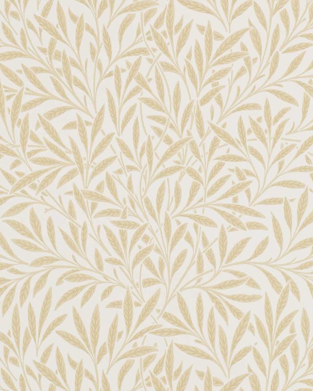 Willow Buff – Tapete von Morris & Co.