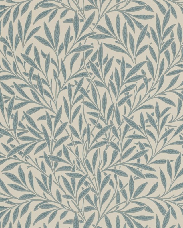 Preview: Willow Slate – Tapete von Morris & Co.