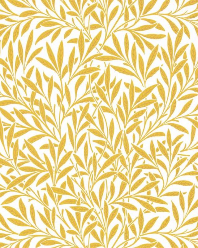 Willow Yellow – Tapete von Morris & Co.