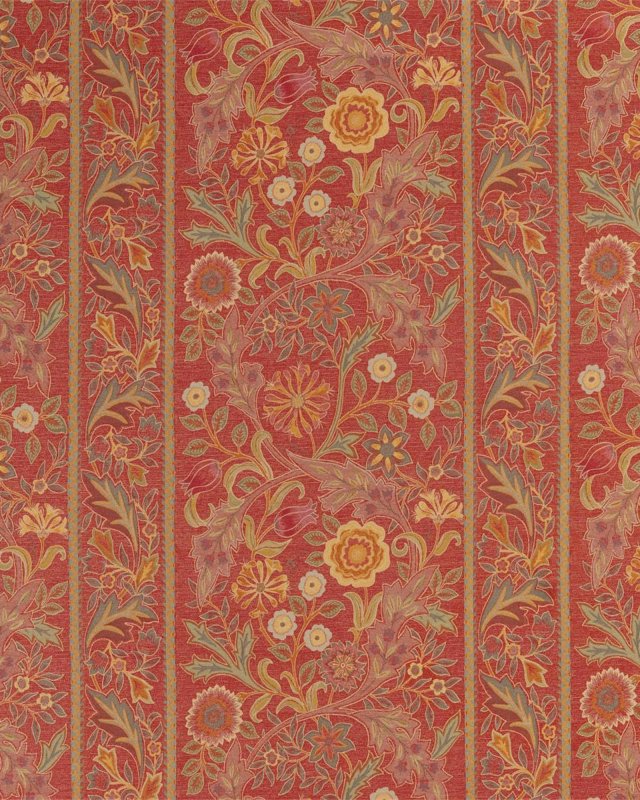 Preview: Wilhelmina Weave Rust – Stoff von Morris & Co.