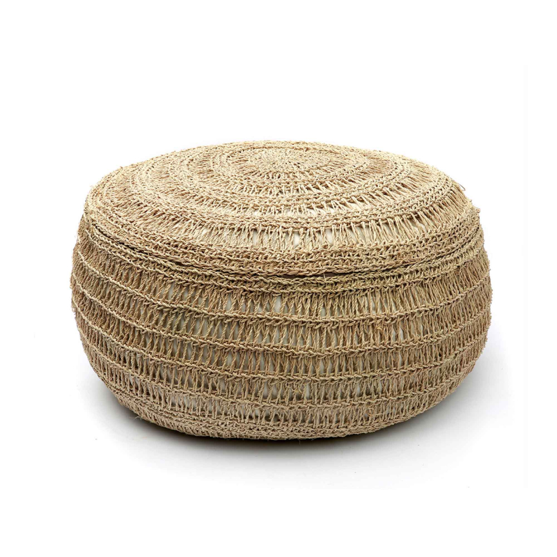 Preview: The Seagrass Pouffe - Natural