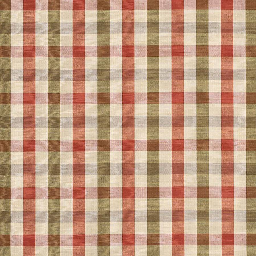 Belgrave Check Tomato/Olive