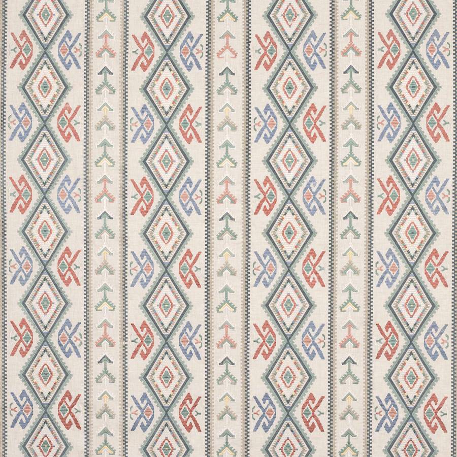 Castille Aqua/Coral