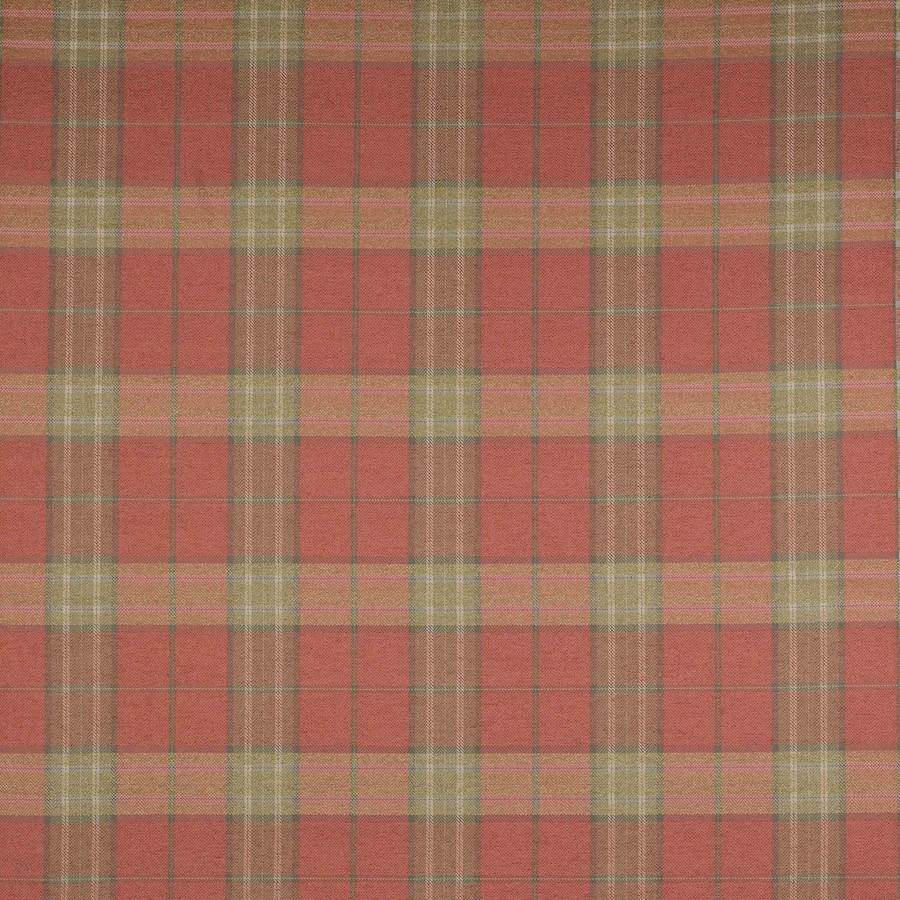 Dunmore Check Terracotta/Leaf