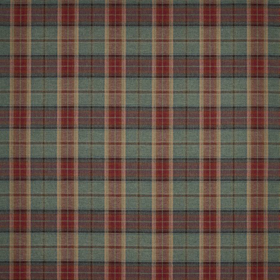 Galloway Plaid Aqua/Terracotta