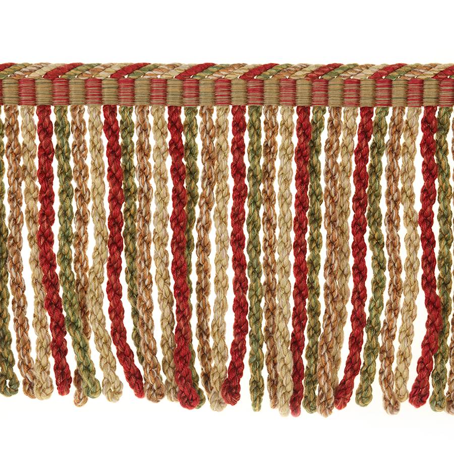 Arlington Bullion Fringe Tomato/Olive