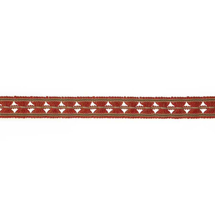 Arlington Butterfly Braid Tomato/Olive