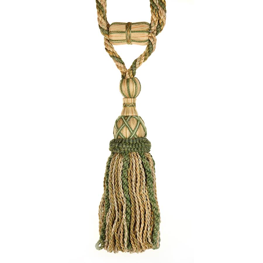 Arlington Tassel Tieback Green