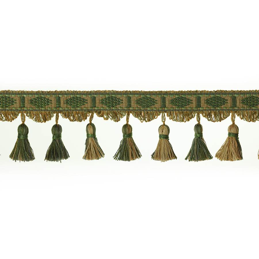 Arlington Tasselled Fringe Green