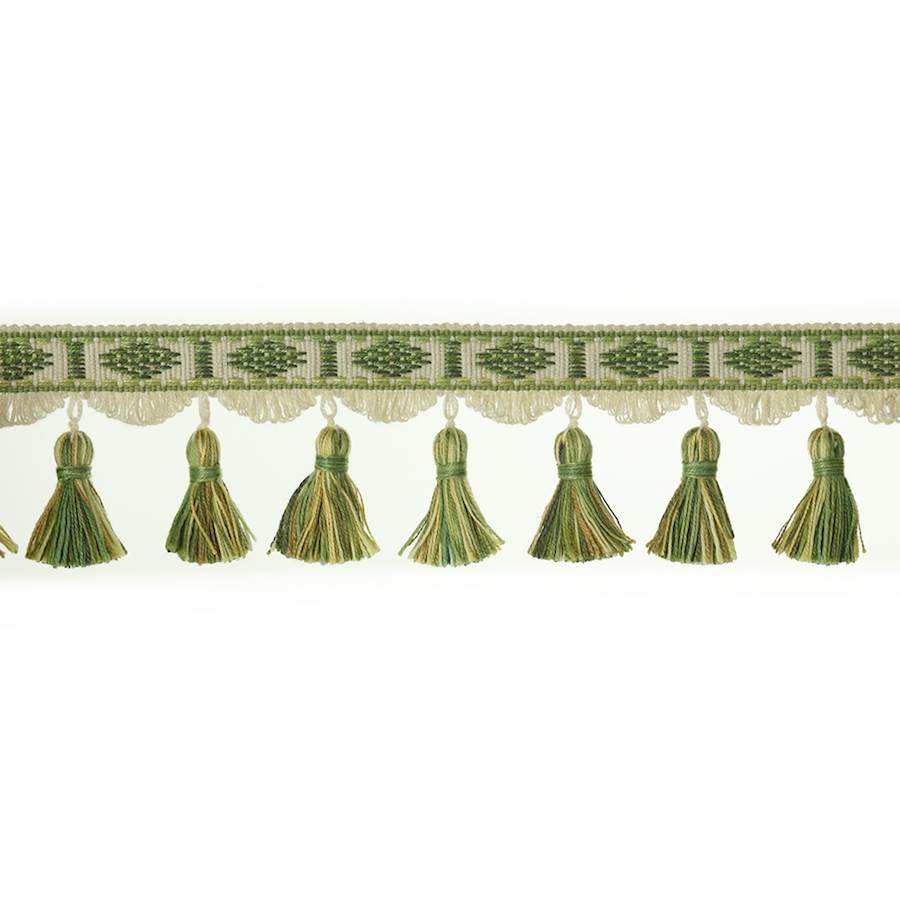 Arlington Tasselled Fringe Leaf Green
