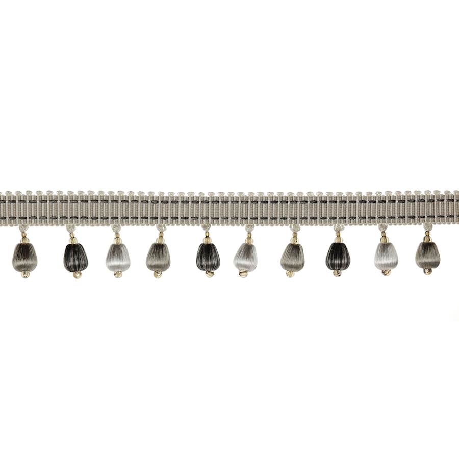 Delano Drop Fringe Charcoal