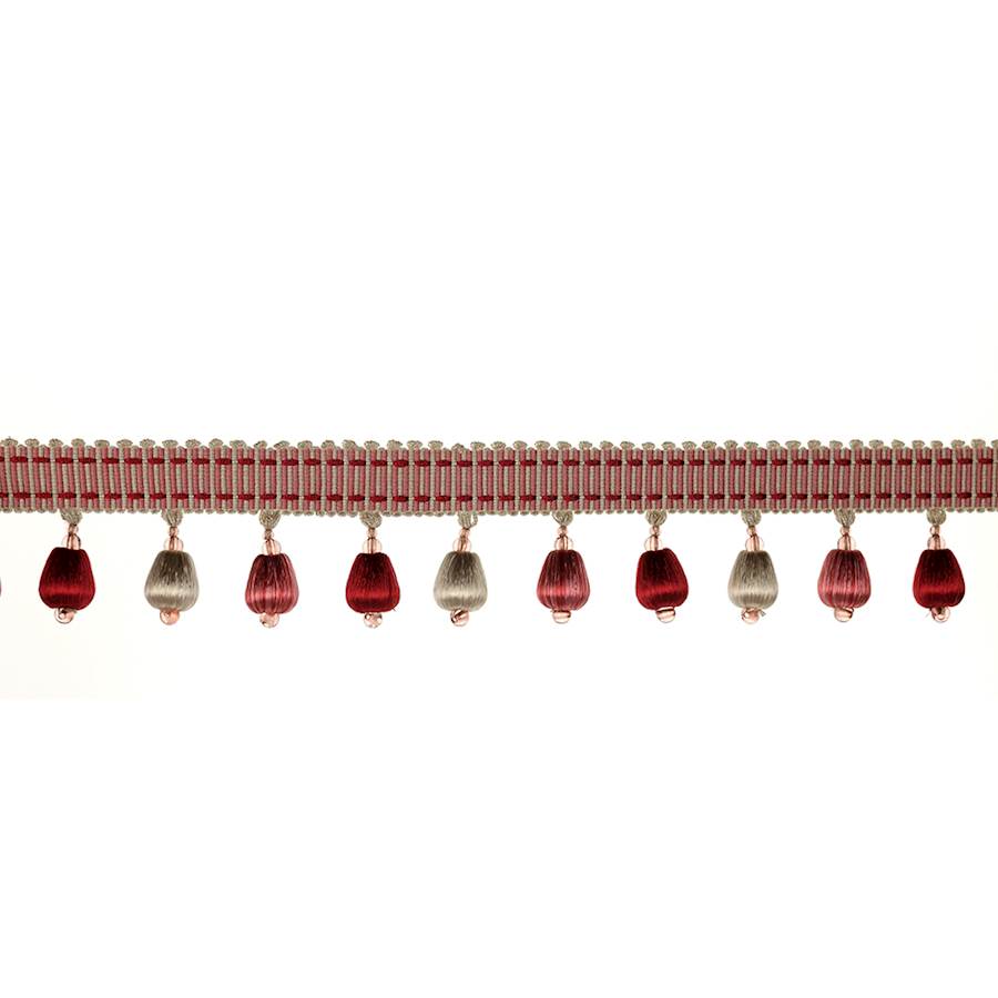 Delano Drop Fringe Red