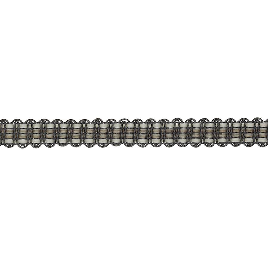 Delano Narrow Braid Charcoal