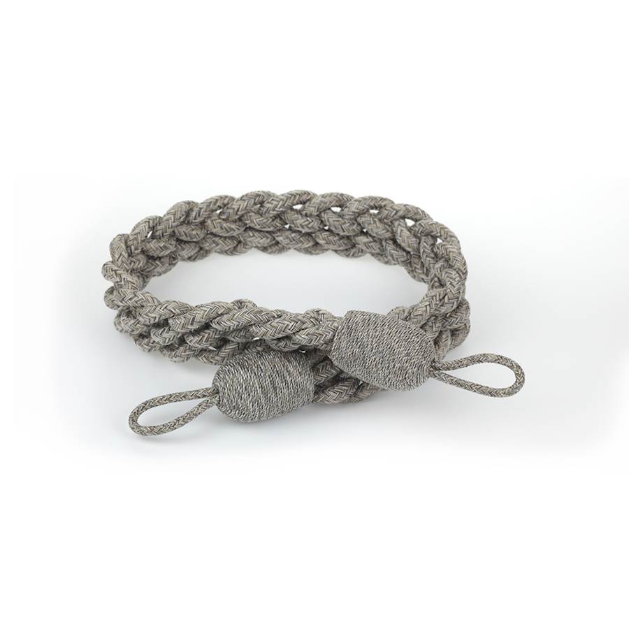 Delano Rope Tieback Charcoal