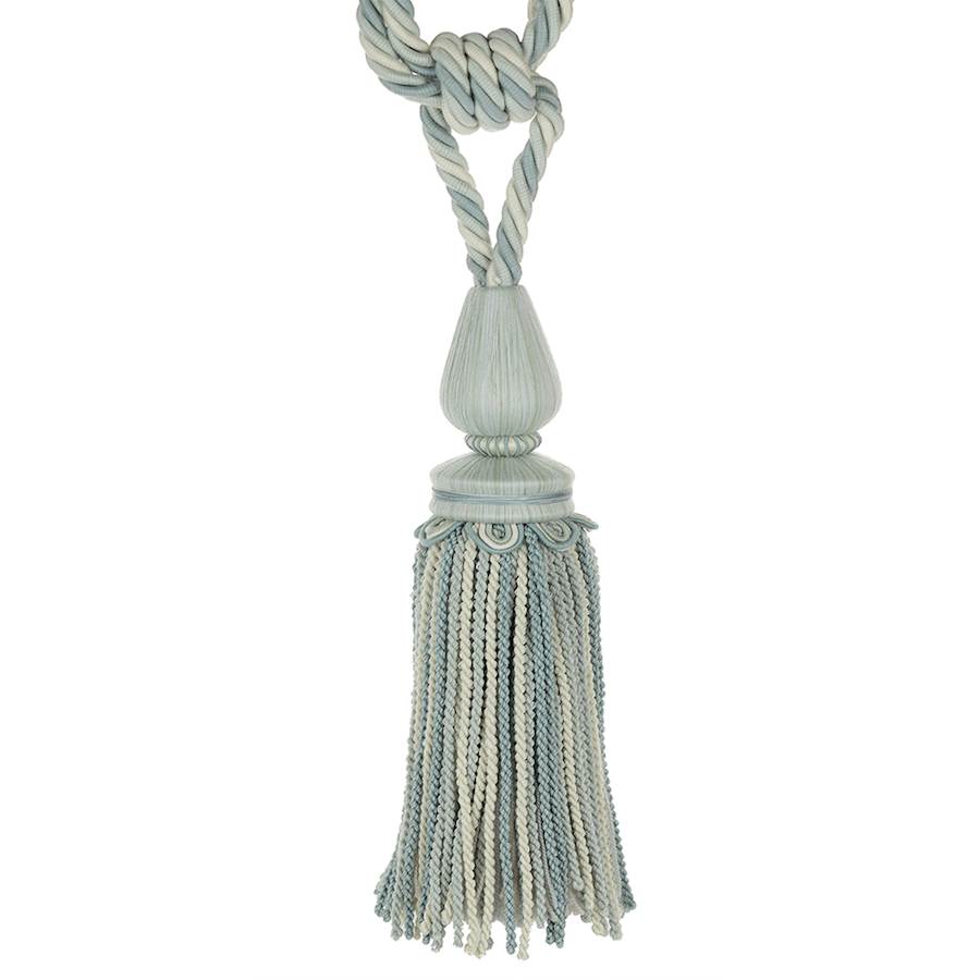 Delano Tassel Tieback Aqua