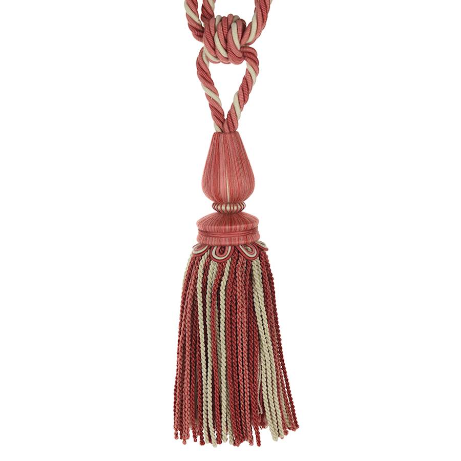 Delano Tassel Tieback Red