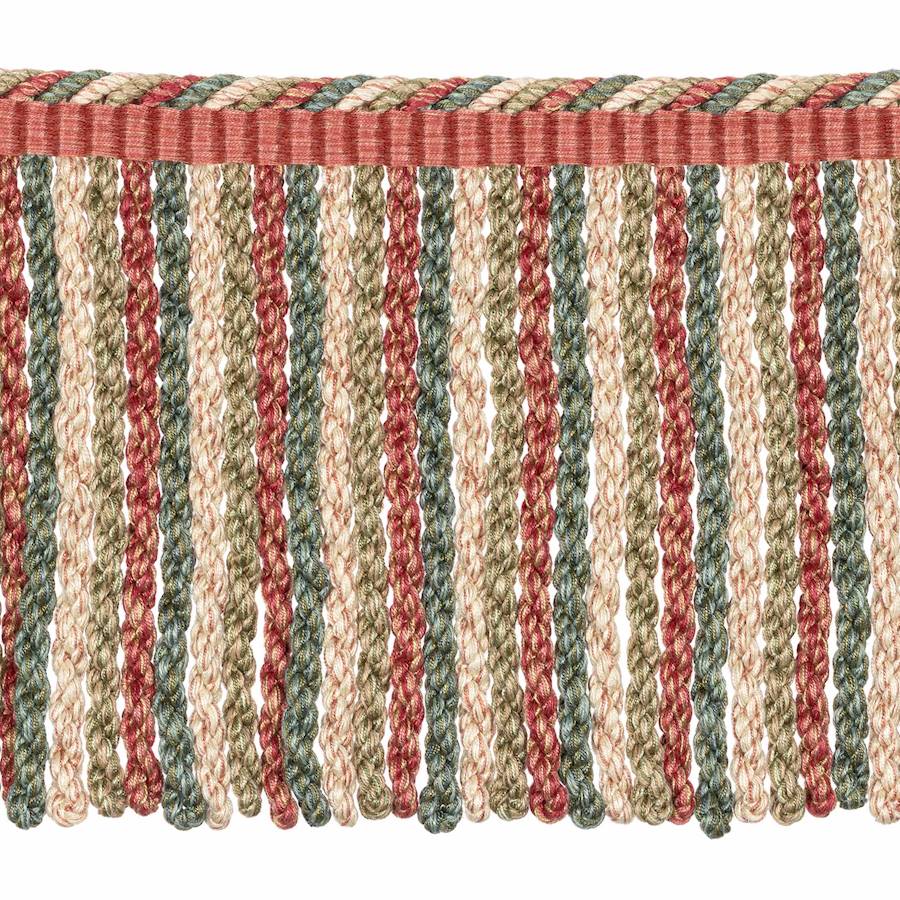 Lansdowne Bullion Fringe Red/Forest