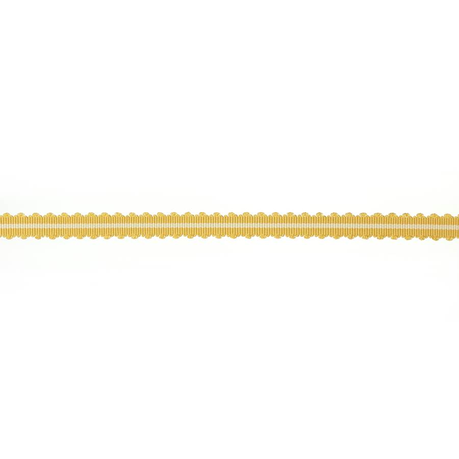 Narrow Picot Braid Dark Yellow