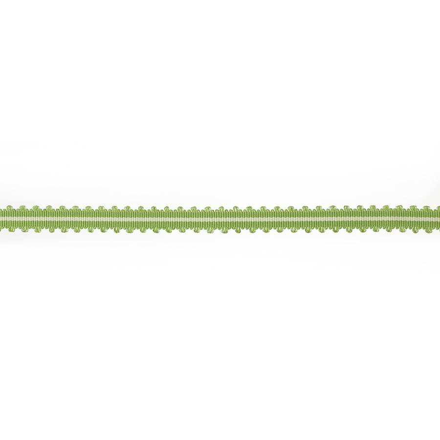 Narrow Picot Braid Mid Green