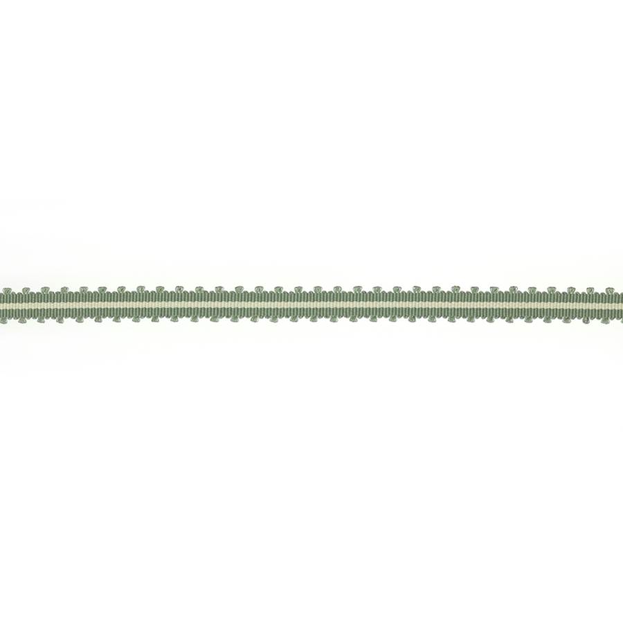 Narrow Picot Braid Sage Green