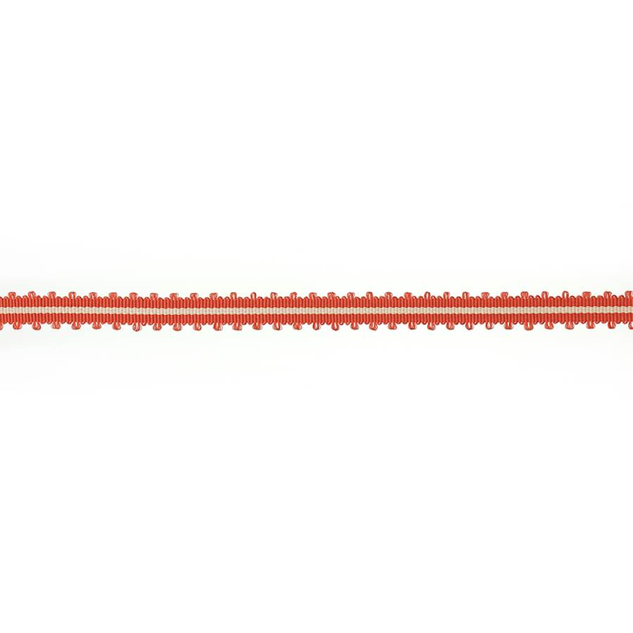 Narrow Picot Braid Tomato