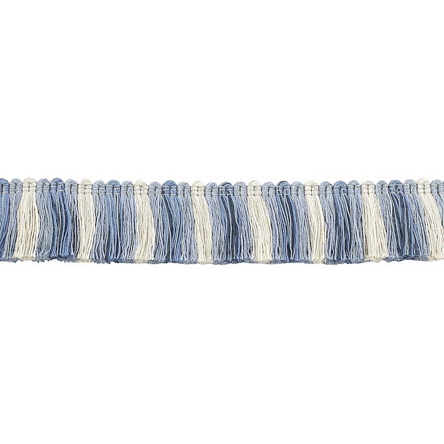 Theodore Cut Ruche Blue