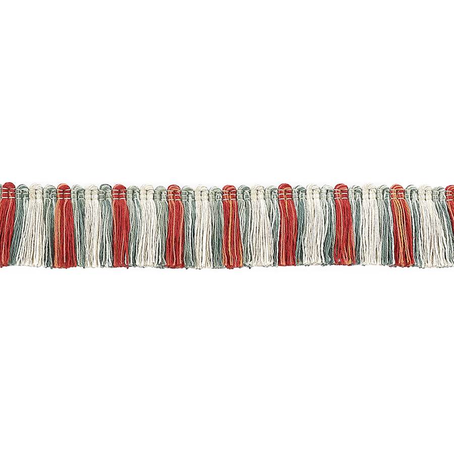 Theodore Cut Ruche Red/Forest