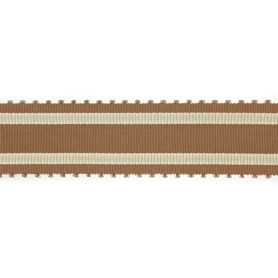 Wide Picot Braid Brown