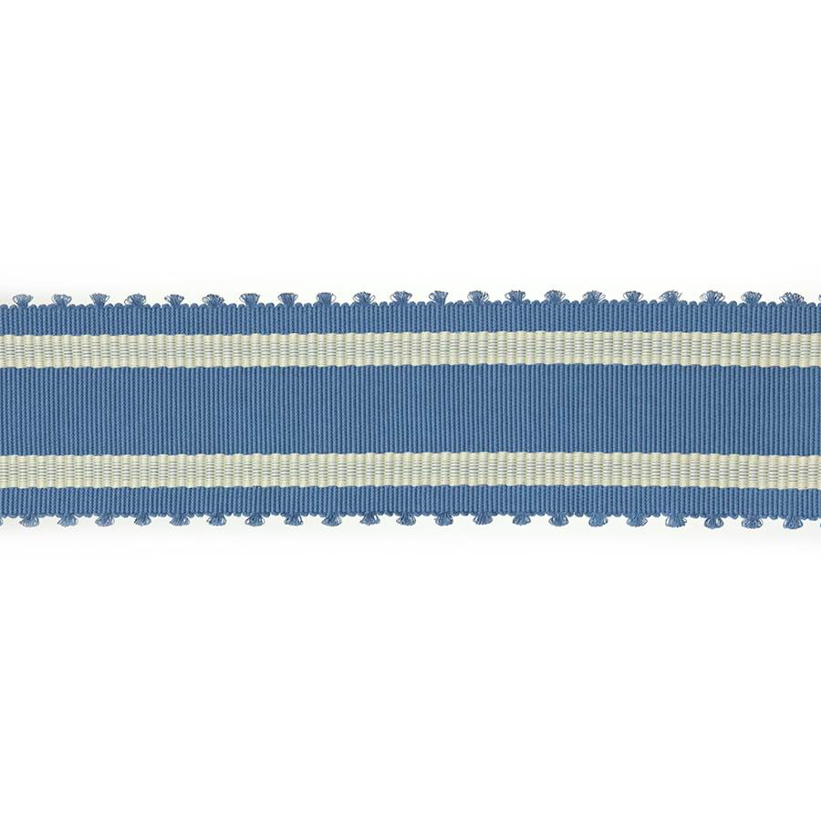 Wide Picot Braid Dark Blue