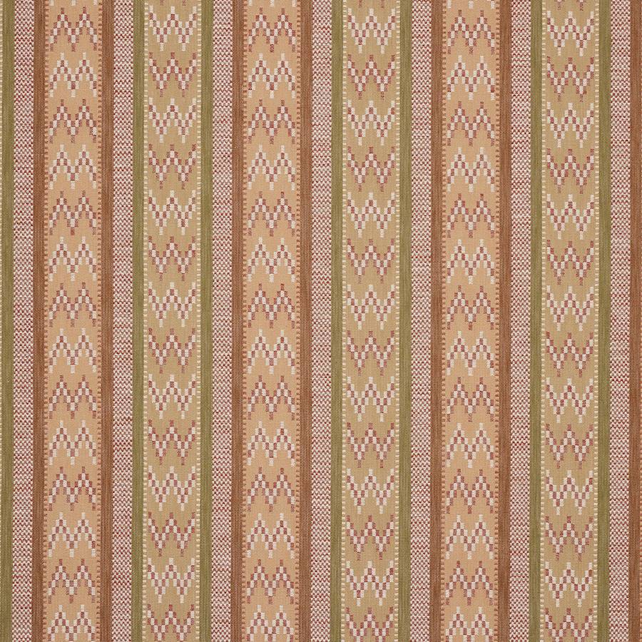 Rivina Stripe Olive/Terracotta