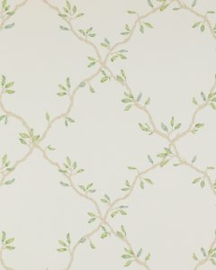 Leaf Trellis Ivory/Green