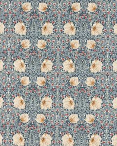 Pimpernel Leinen-Mix Woad/Coral