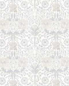 Pure Honeysuckle & Tulip Embroidery Lightish Grey