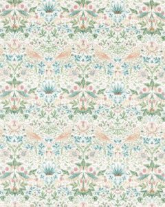 Simply Strawberry Thief Cochineal/Willow