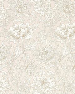 Chrysanthemum Toile Cochineal Pink