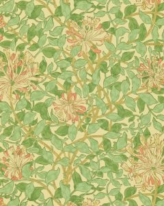 Honeysuckle Green Beige Pink