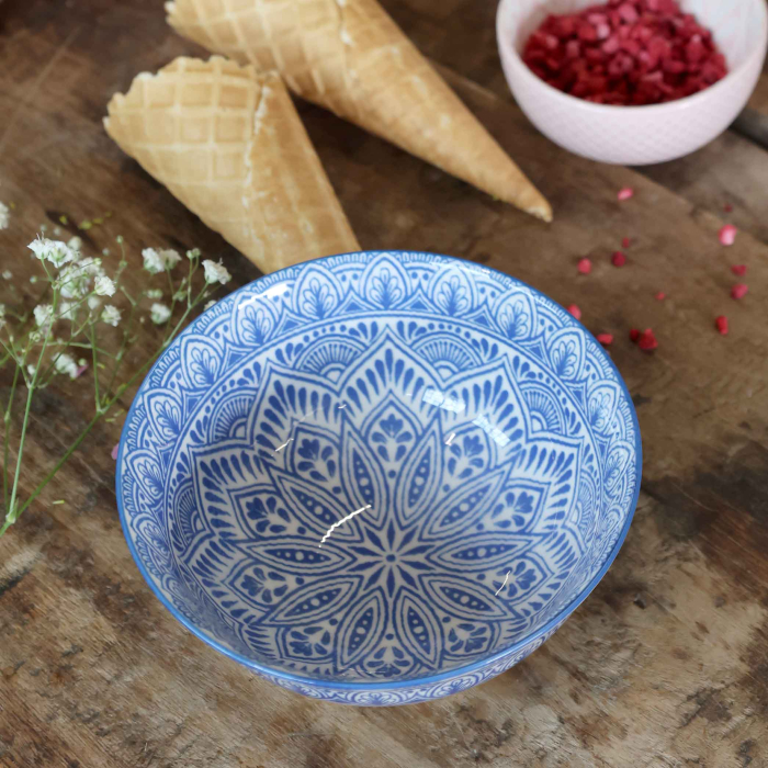 Aprés Schale Paisley Blue – Porzellan