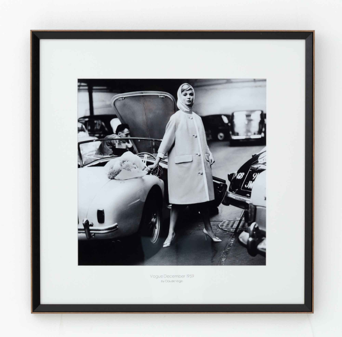 VOGUE DECEMBER 1959 – Gerahmtes Bild von Flamant