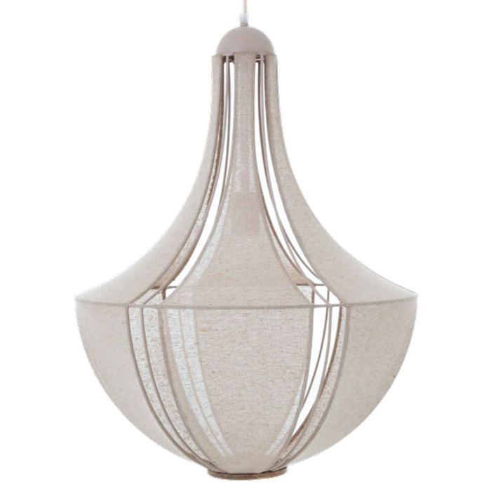 Deckenleuchte Flaine aus Leinen von Flamant - large