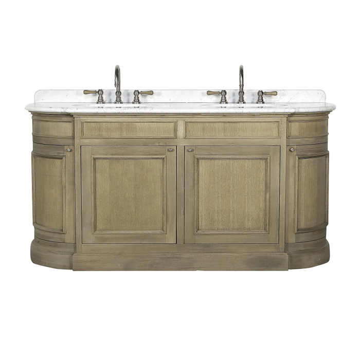 Dunbar Doppelwaschtisch in Eiche verwittert