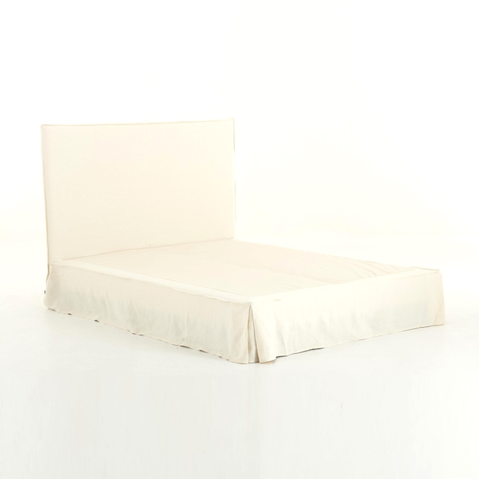 Ersatz-Bezug / Cover aus Leinen für Bett Sandrine von Flamnt
