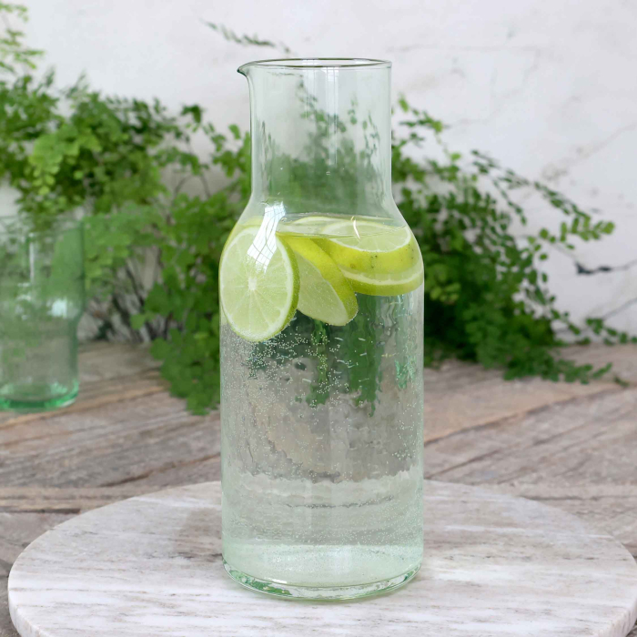 Französisches Wasserkrug in antique grün - 1500 ml