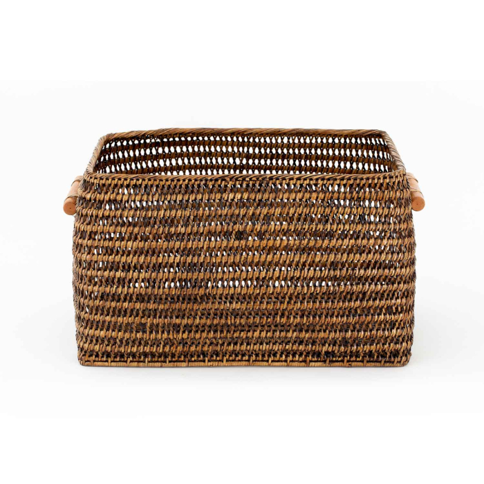 Flamant Togo Korb Medium - Rattan - 50 × 30 × H 30 cm
