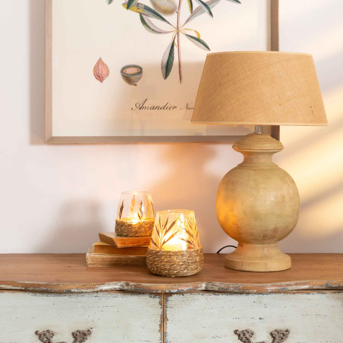 Gerahmte Illustration „Amandier" von Flamant