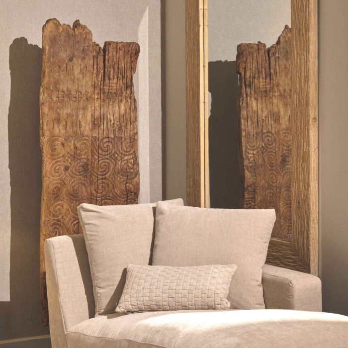 Großer Wandspiegel Hillerman 170 cm Höhe im belgischen Interior Stil