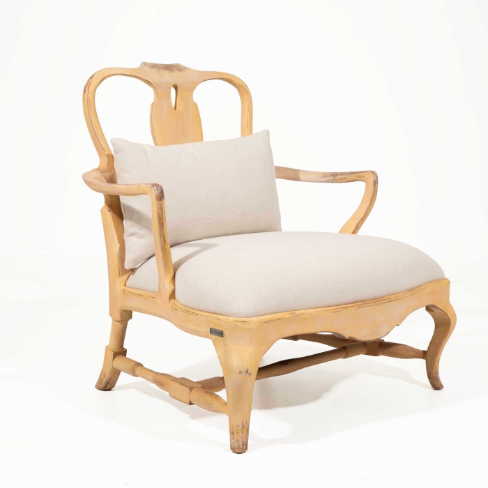 Gustavianischer Sessel Mirra von Flamant