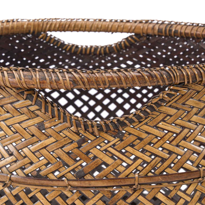 Koro Basket aus robuster Bambusflechtung