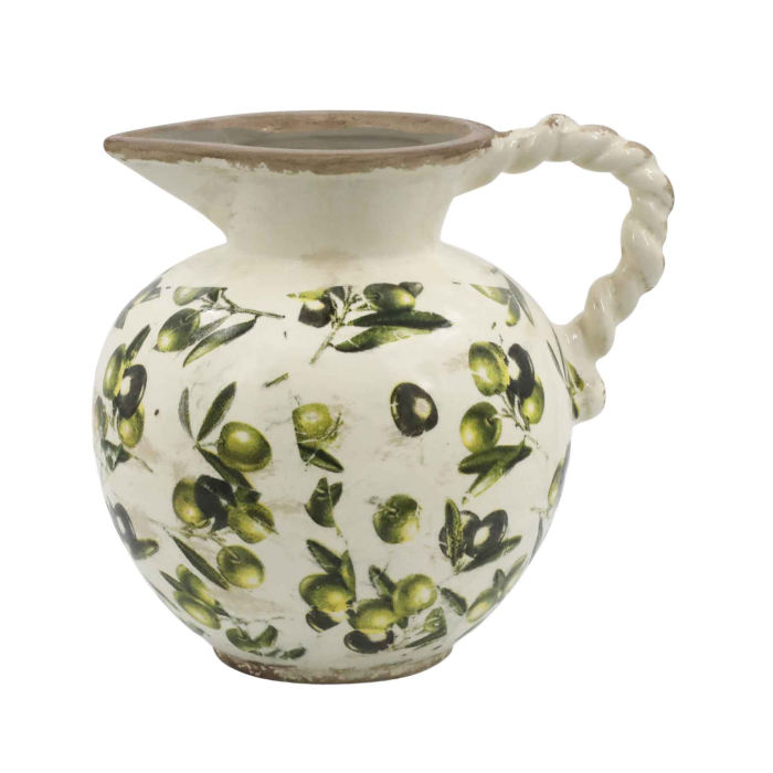 Olive Krug aus Keramik