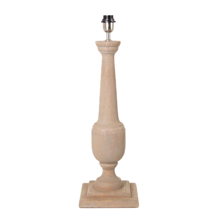 Lampenfuss Gemino aus gebürsteter Eiche von Flamant