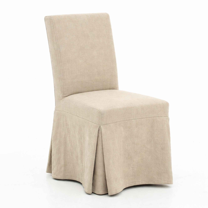 Stuhl Ellas mit Leinenhusse von Flamant - viele Farben